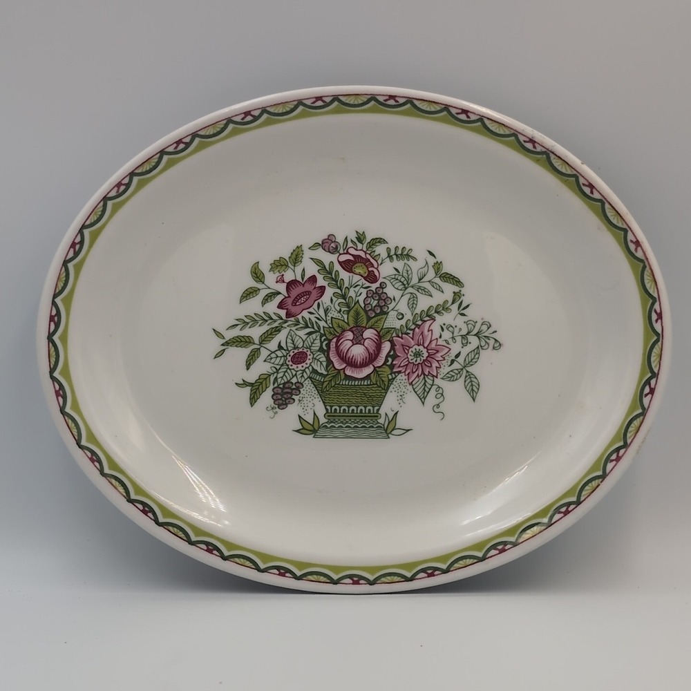 Vtg Mayer China The Greenery Ambassador Hotel Ware 9" Serving‎ Platter - Rare